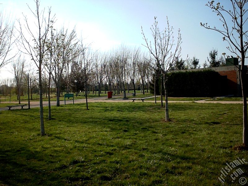 View of Botanical Park in Bursa city of Turkey.
